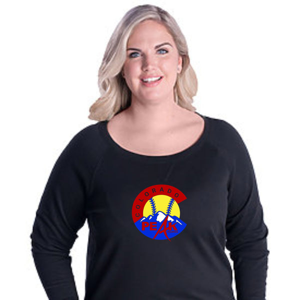 Peak Curvy Ladies Slouchy Pullover in 2 Designs- Matte or Glitter
