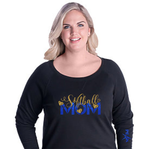 Peak Curvy Ladies Slouchy Pullover in 2 Designs- Matte or Glitter