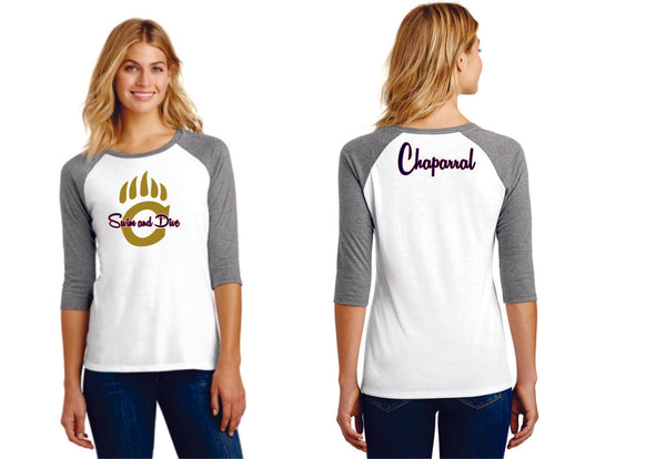 Chap Swim & Dive Raglan - Matte or Glitter