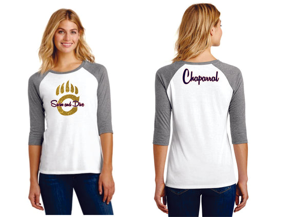 Chap Swim & Dive Raglan - Matte or Glitter