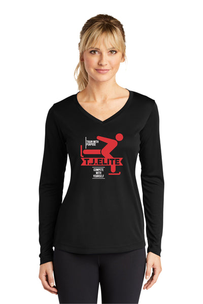 TJ Elite long sleeve wicking tee- Youth, Ladies, Unisex