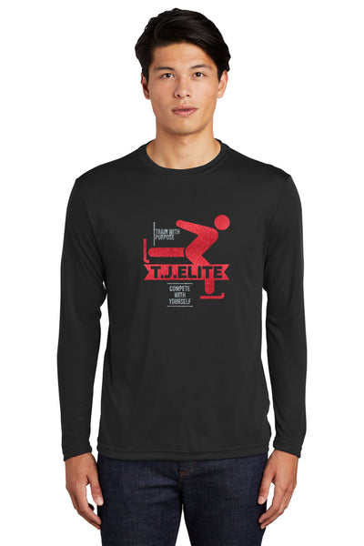 TJ Elite long sleeve wicking tee- Youth, Ladies, Unisex