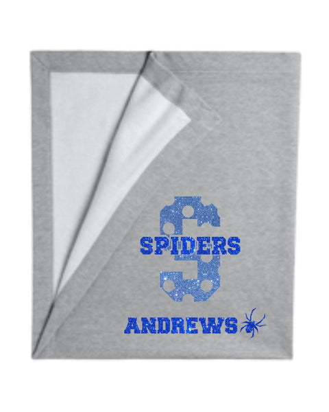 Spiders "S" Sweatshirt Blanket