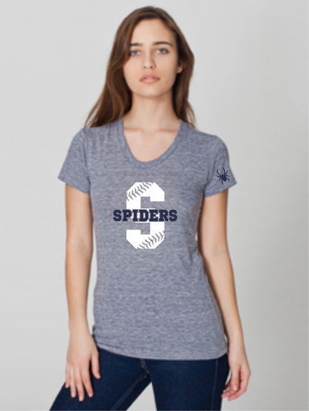 Spiders "S" Track Tee- Matte or Glitter