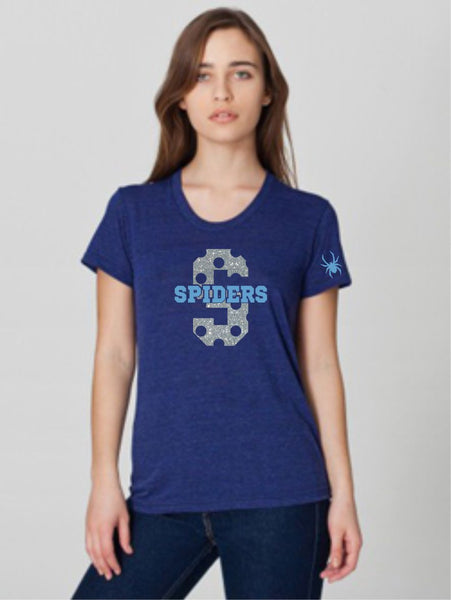 Spiders "S" Track Tee- Matte or Glitter