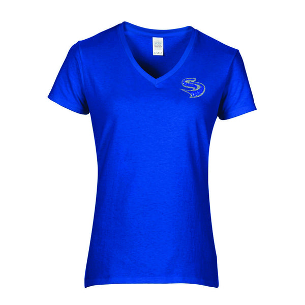 Slammers Ladies Short Sleeve Tee- Square Design