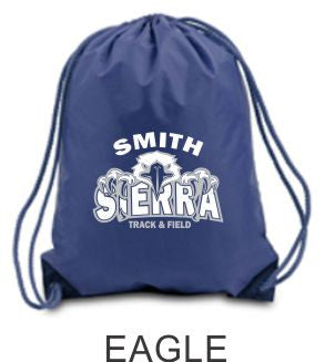 Sierra Track & Field Drawstring Backpack- 3 Designs