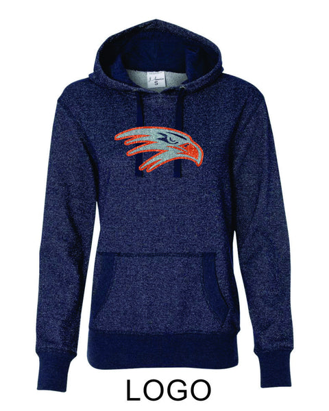 Hawks Ladies Sparkle Fabric French Terry Hoodie- 2 designs