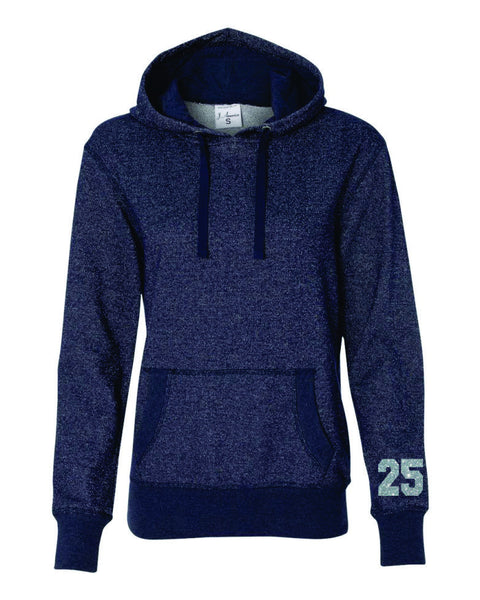 Hawks Ladies Sparkle Fabric French Terry Hoodie- 2 designs