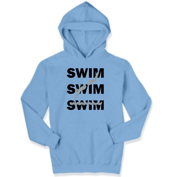 Swim Swim Swim Sweatshirt- Matte or Glitter