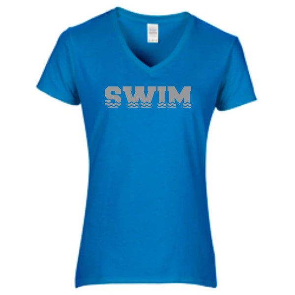 Swim Waves Ladies V-Neck Tee