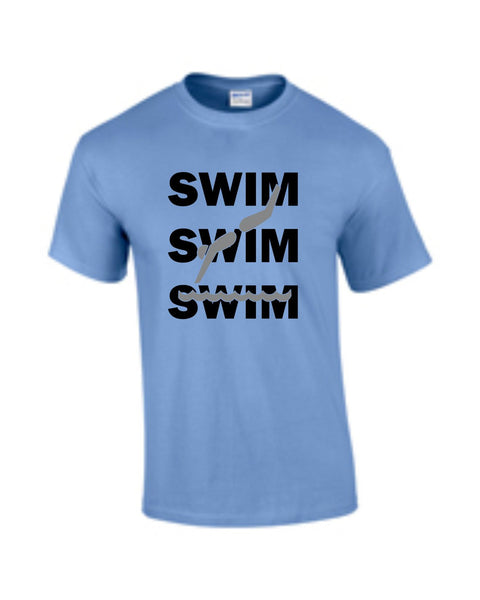 Swim Swim Swim Basic Tee- Matte or Glitter