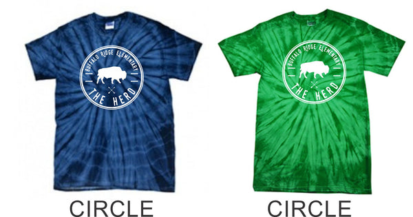 BRE Tie Dye Tee- Youth and Adult Sizes
