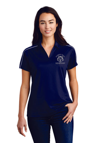 Timber Trail Piped Polo- Ladies