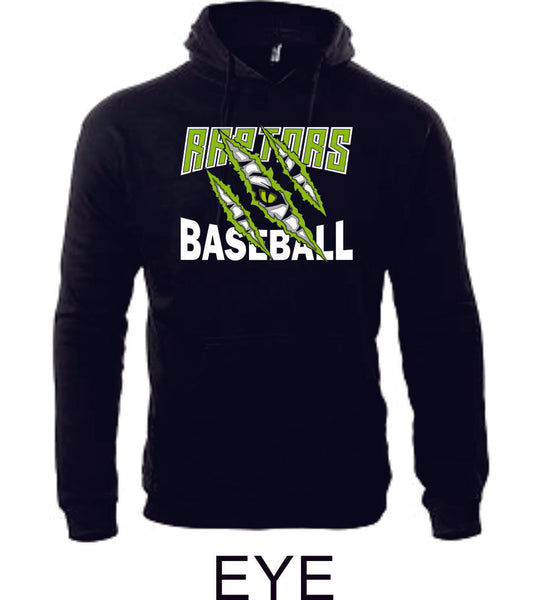 Raptors Baseball Adult Unisex Premium Hoodie- 5 designs- Matte or Glitter