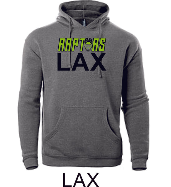 Raptors Lacrosse Adult Unisex Premium Hoodie- 5 designs- Matte or Glitter