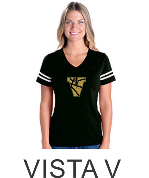 MVHS Basketball Varsity Tee- Youth, Unisex, Curvy, Ladies fits