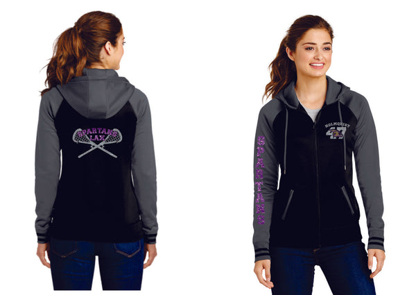 Spartans Ladies Varsity Fleece Hoodie