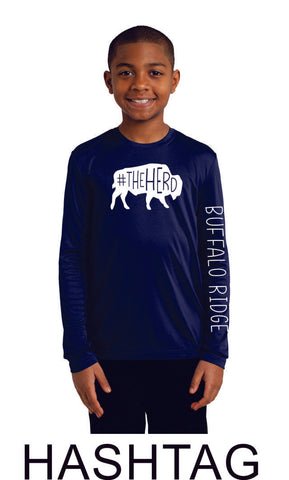 BRE Long Sleeve Wicking Tee- Youth and Unisex sizes- 4 Designs