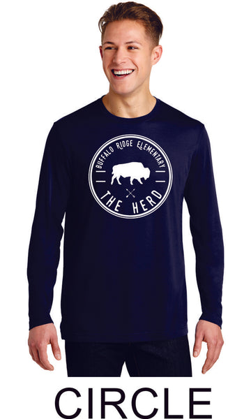 BRE Long Sleeve Wicking Tee- Youth and Unisex sizes- 4 Designs