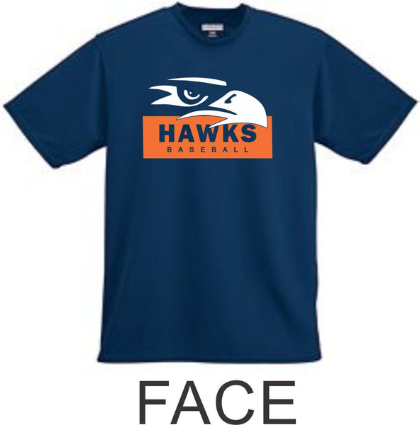 Hawks Baseball Wicking T-Shirt- 4 Designs