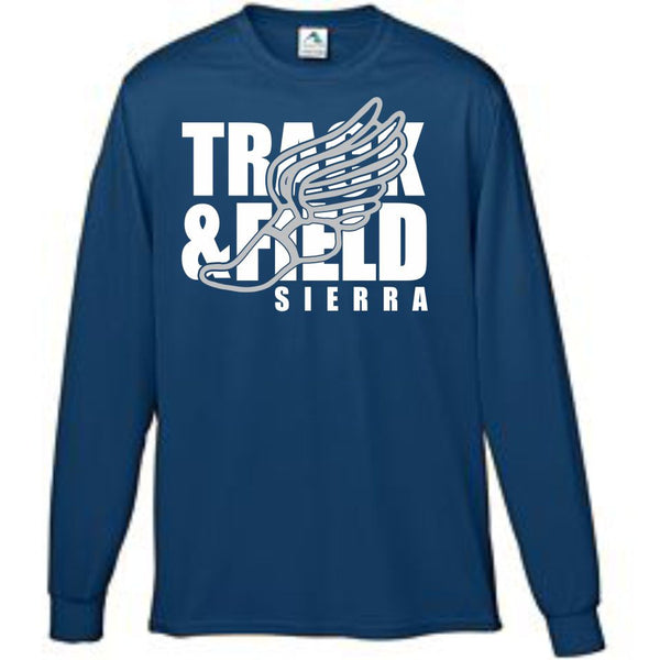 Sierra Track & Field LS Wicking Shirt- Shoe