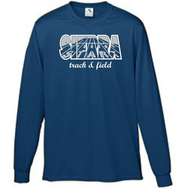 Sierra Track & Field LS Wicking Shirt- Start