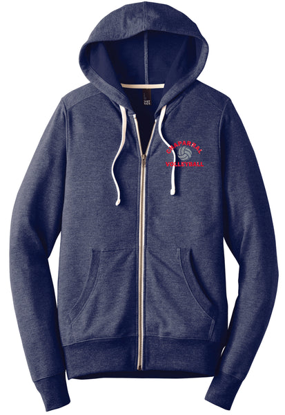 Chap Volleyball Unisex Triblend French Terry Hoodie