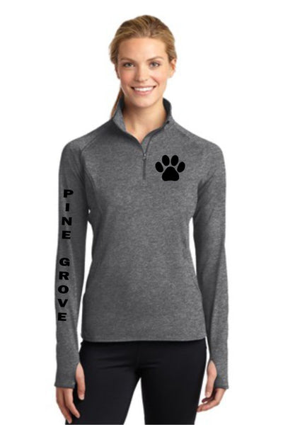 PGE Ladies Sport Wick 1/2 Zip Pullover