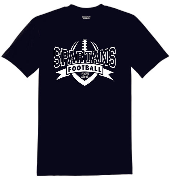 Spartans Basic ATHLETIC design Tee- Matte or Glitter