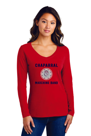 Chap Band Logo Ladies Long Sleeve Tee