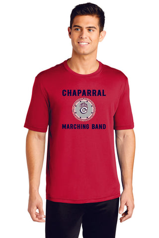 Chap Band Logo Wicking Tee- Ladies, Unisex, and Youth