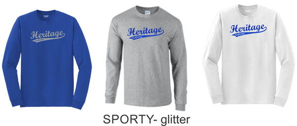 Heritage Long Sleeve Tee- Unisex and Youth Sizes-3 designs