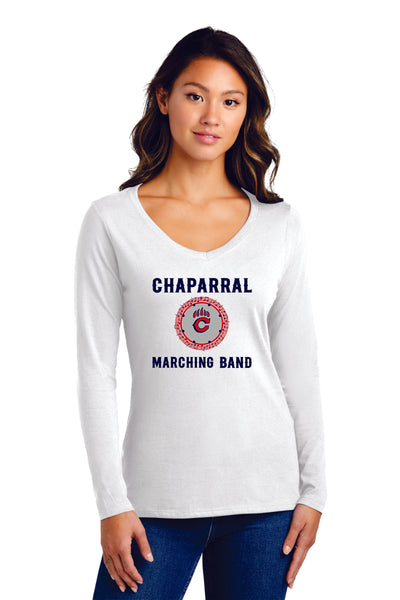 Chap Band Logo Ladies Long Sleeve Tee