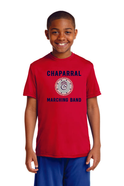 Chap Band Logo Wicking Tee- Ladies, Unisex, and Youth