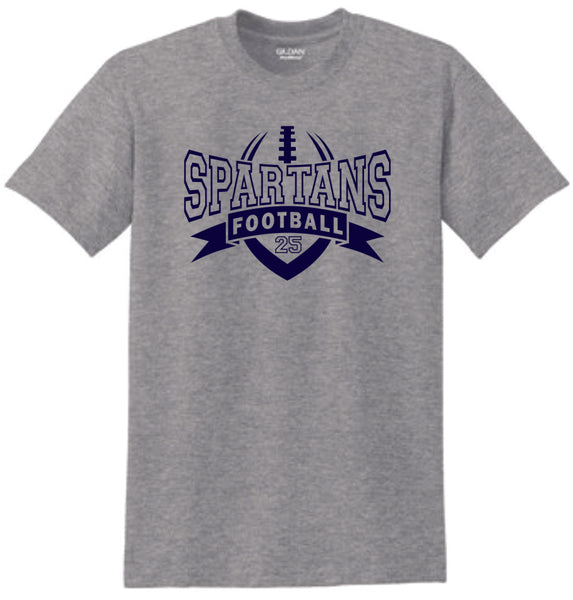 Spartans Basic ATHLETIC design Tee- Matte or Glitter