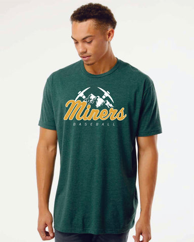 Miners Next Level Unisex Tee- Matte or Glitter