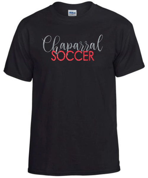 Chap Soccer Basic SCRIPT Tee- Matte or Glitter