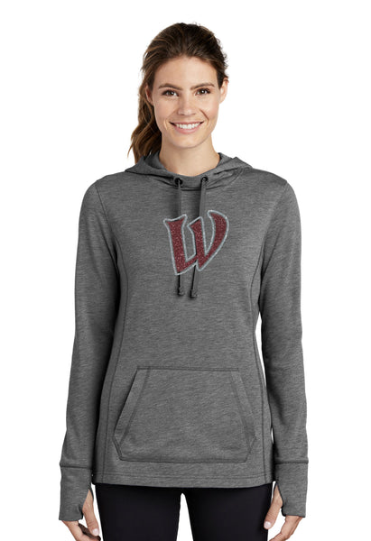 Warhawks Baseball Triblend Wicking Fleece Hoodie-Ladies or Unisex