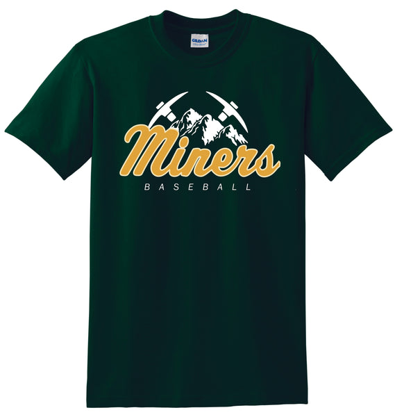 Miners Basic Mountain Tee- Matte or Glitter