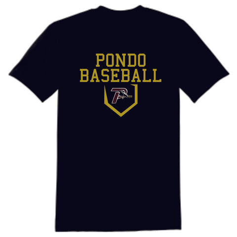 Pondo Baseball Basic BASE Tee- Matte or Glitter