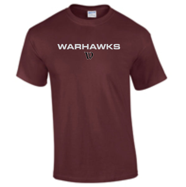 Warhawks Baseball Basic COLLEGIATE Tee- Matte or Glitter