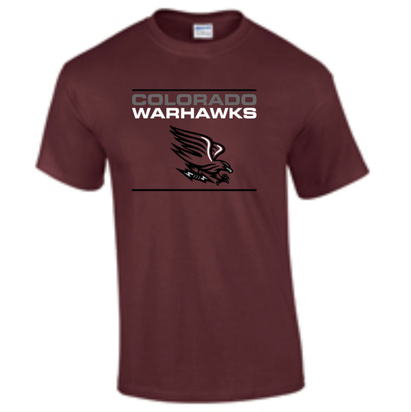 Warhawks Baseball Basic BIRD Tee- Matte or Glitter