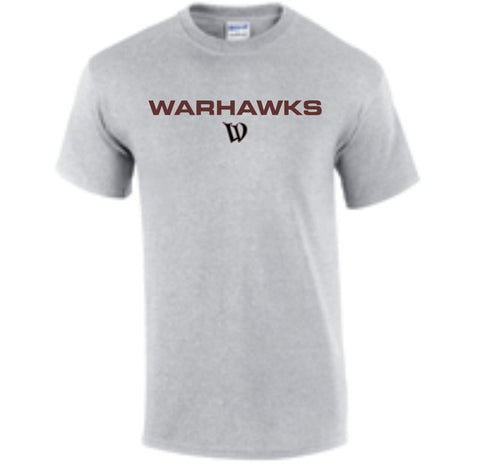 Warhawks Baseball Basic COLLEGIATE Tee- Matte or Glitter