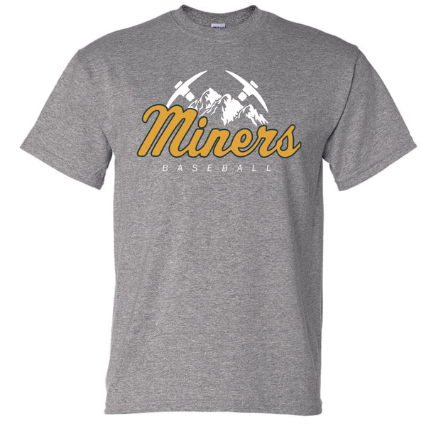 Miners Basic Mountain Tee- Matte or Glitter