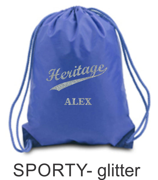 Heritage Drawstring Backpack- 3 Designs