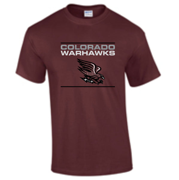 Warhawks Baseball Basic BIRD Tee- Matte or Glitter