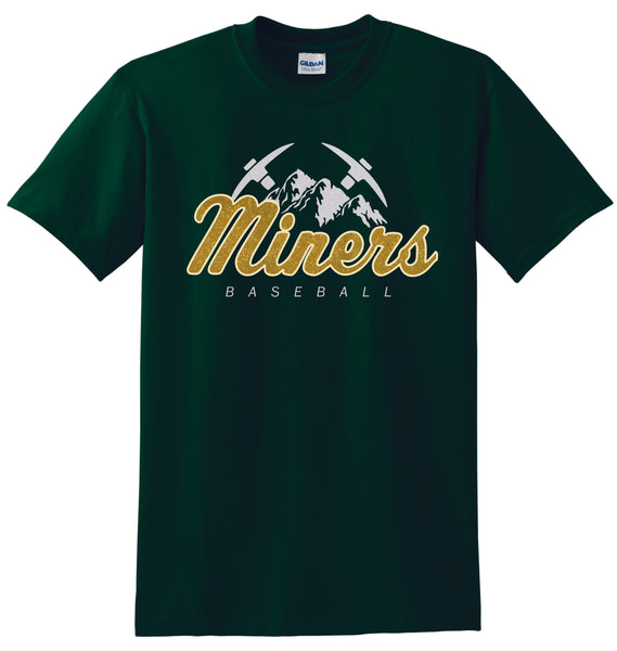 Miners Basic Mountain Tee- Matte or Glitter