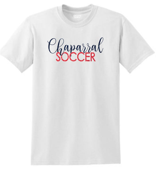 Chap Soccer Basic SCRIPT Tee- Matte or Glitter