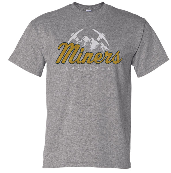 Miners Basic Mountain Tee- Matte or Glitter